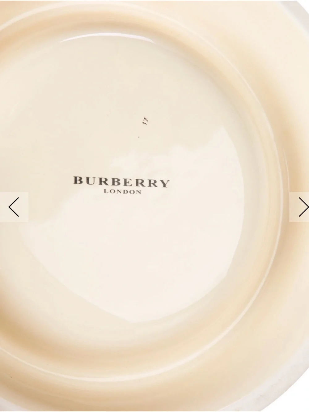 Burberry of London Dog Bowl. Rare find!